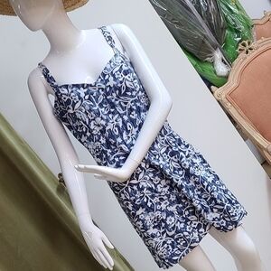 Blue Floral Summer Romper ☀️